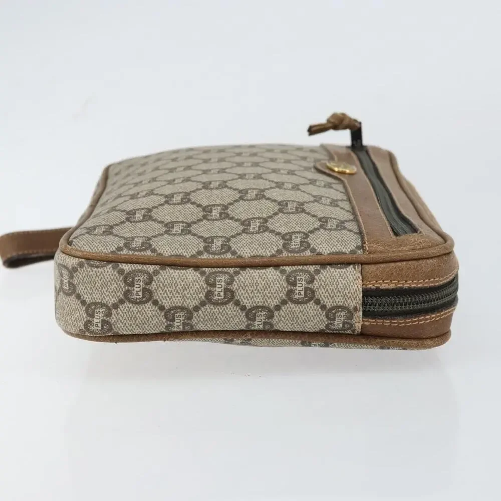 Gucci GG Plus Clutch Bag Beige